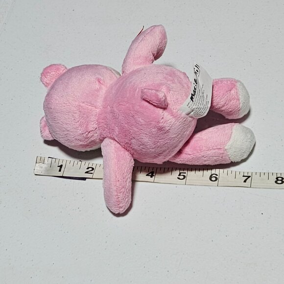 Greenbrier Valentines Day Teddy Bear 7 in Plush Kiss Scarf Hearts Stuffed Animal - Picture 6 of 6